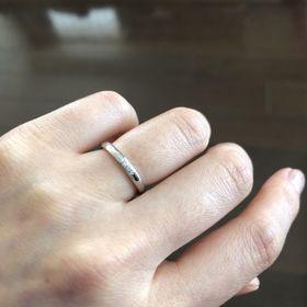 【アイプリモ(I-PRIMO)の口コミ】 指が細いので、ごつ目の指輪（似合わない）ではなく、細身のストレートタ…