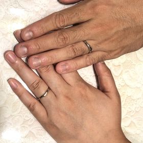 【アイプリモ(I-PRIMO)の口コミ】 結婚指輪の決め手は、デザインとしてはV字？デザインが良くて、仕事でもつ…