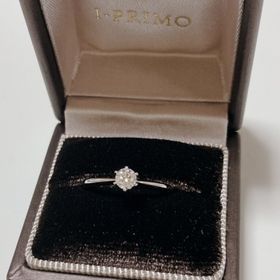【アイプリモ(I-PRIMO)の口コミ】 石はもともと考えていたダイヤモンドで、カラーや大きさなどは担当者の方…