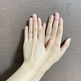 【アイプリモ(I-PRIMO)の口コミ】 同じデザインを二人で選ぶ形ではなく、お互いに好きなデザインをそれぞれ…