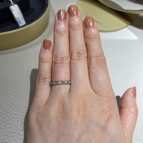 【ショーメ(CHAUMET)の口コミ】 色々なブランドを巡り試着させて貰いましたが、ショーメの指輪の指通りが…