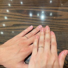 【ケイウノ ブライダル(K.UNO BRIDAL)の口コミ】 指輪の着け心地と価格のバランスを重視して他ショップ含めいくつか見させ…