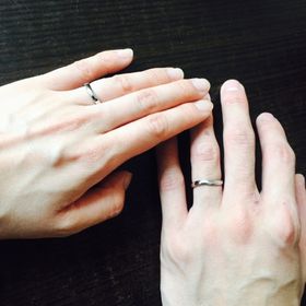 【JEWELRY  KAMATA(ジュエリーかまた)の口コミ】 シンプルだけど少し変わったもの…と二人で探していると既製品では…