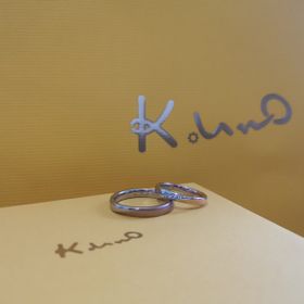 【ケイウノ ブライダル(K.UNO BRIDAL)の口コミ】 指輪のデザインが気に入ったため即決断しました。シェアという名前でお互…