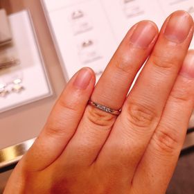【MIKIMOTO(ミキモト)の口コミ】 同じデザインにも太さの異なるものがあり、個人的な指のタイプや見せ方の…