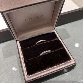 【アイプリモ(I-PRIMO)の口コミ】 シンプルがいいと思いつつも、小さなダイヤは欲しいなと思って、気に入り…