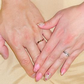 【ジュエリーツツミ(JEWELRY TSUTSUMI)の口コミ】 婚約指輪も結婚指輪も両方欲しかったので、最初はバラバラに組み合わせて…