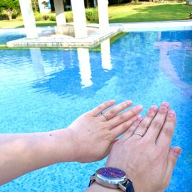 【銀座ダイヤモンドシライシの口コミ】 2人とも星の観察や撮影が趣味で付き合いました。選んだ指輪は星をコンセプ…