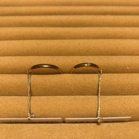 【TRECENTI(トレセンテ)の口コミ】 指輪選びでいちばんこだわっていた着け心地がすごく良くて、内甲丸デザイ…