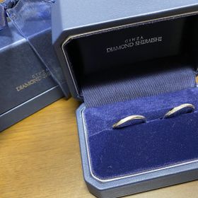【銀座ダイヤモンドシライシの口コミ】 ダイヤがたくさん付いているので、試着したときに手元がキラッとするとこ…