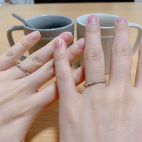 【銀座ダイヤモンドシライシの口コミ】 シンプルなデザインでしたが、あまり見ないデザインでした。またつけ心地…