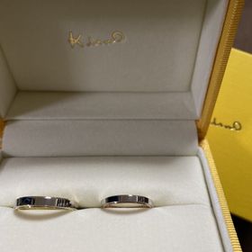 【ケイウノ ブライダル(K.UNO BRIDAL)の口コミ】 婚約指輪を貰っていて、それと重ね付けして合うデザインが良いなと思いな…