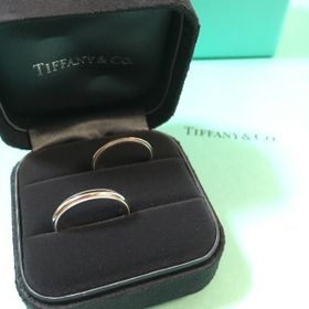 【ティファニー(Tiffany & Co.)の口コミ】 婚約指輪はわたしが好みのものを決めており、結婚指輪は主人が一番気に入…