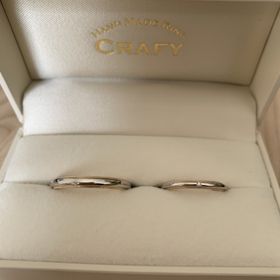 【CRAFY(クラフィ)の口コミ】 ２色の指輪にしたかったので、シルバーとピンクゴールドの２色にしました…