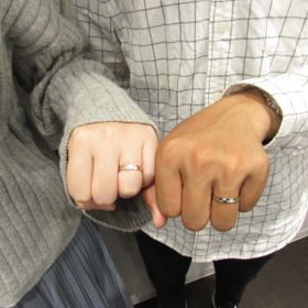 【輪-RIN-の口コミ】 ネットで検討してた時はりぼんが付いてるピンクゴールドにしようかと思っ…