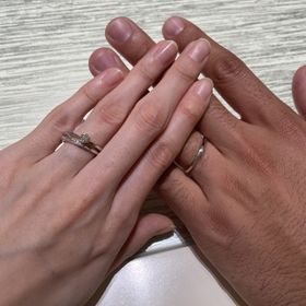 【TRECENTI(トレセンテ)の口コミ】 指の太さに合ったダイヤの大きさ、リングの太さを店員さんがお勧めしてく…