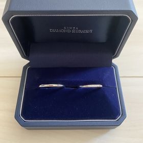 【銀座ダイヤモンドシライシの口コミ】 新郎新婦それぞれ好きなデザインを選びました。一生身に付けるものなので…