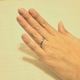 【TRECENTI(トレセンテ)の口コミ】 程よい太さで、細すぎず気に入りました。太さも種類が豊富で、自分達に合…