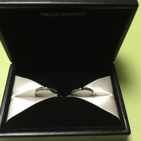 【エクセルコダイヤモンド(EXELCO DIAMOND)の口コミ】 結婚指輪は、シンプルでありながらも特別感と存在感がある物を…と…