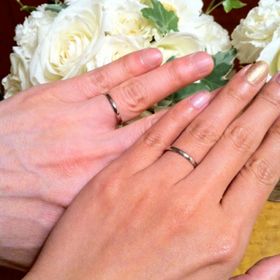 【ブシュロン(BOUCHERON)の口コミ】 結婚指輪はブシュロンが良いと兼ねてから憧れていました。シンプルで細い…