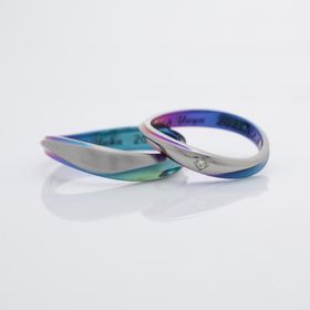 【SORA(ソラ)の口コミ】 普通の結婚指輪とは違う、ジルコニウムならではの色合いに惹かれた事。ま…