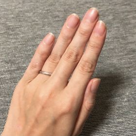 【TRECENTI(トレセンテ)の口コミ】 シンプルなデザインかつ少し豪華なものが欲しかったので少しダイヤが入っ…