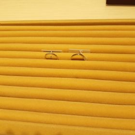 【TRECENTI(トレセンテ)の口コミ】 指輪のデザインは、何度も試着を繰り返して決めました。店員さんがどのよ…