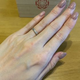 【出雲結(いずもゆい)の口コミ】 指輪のデザインがどこのブランドよりも派手すぎず、さりげないポイントが…