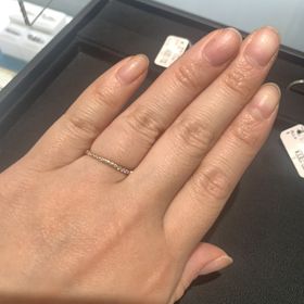 【ティファニー(Tiffany & Co.)の口コミ】 結婚指輪は、ティファニーなどのイメージがあったので、店舗で実際に見て…