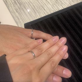 【TRECENTI(トレセンテ)の口コミ】 指のタイプが細身で長いため、どちらかというと細めのデザインが似合うと…