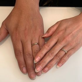 【Katamu(カタム)の口コミ】 レディースものはキラキラで可愛く、メンズものは細すぎず太すぎずなとこ…