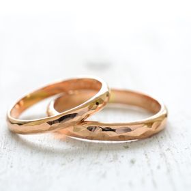 【湘南彫金工房 andfuseの口コミ】 本当はシャンパンゴールドの結婚指輪が欲しくて、デザインワックスコース…