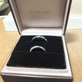 【アイプリモ(I-PRIMO)の口コミ】 女性のリングは可愛らしく、それほど派手すぎない点が良かった。男性リン…