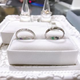 【宝寿堂(ほうじゅどう)の口コミ】 2人の手の特徴に合わせて、指輪の種類を提案してもらったことが嬉しかった…
