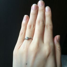 【festaria bijou SOPHIA(フェスタリア ビジュソフィア)の口コミ】 私は星を見るのが大好きなので、星型にカットされたダイヤモンドがとても…