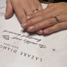 【ラザール ダイヤモンド(LAZARE DIAMOND)の口コミ】 婚約指輪を用意してくれた、ラザールダイヤモンドさんで揃えたい！という…