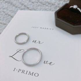 【アイプリモ(I-PRIMO)の口コミ】 シンプルなデザインと手に取りやすい価格でした。
I-PRIMOさんの婚約指輪…
