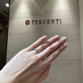 【TRECENTI(トレセンテ)の口コミ】 指輪の品質やアフターサービスの充実が決め手で、購入しました。デザイン…