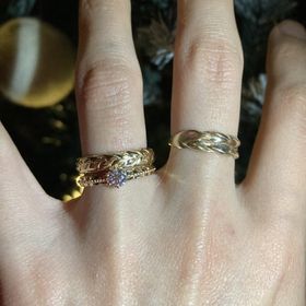 【Makana(マカナ)の口コミ】 ハワイアンでイエローゴールドのリングをイメージしていて、当初はたくさ…