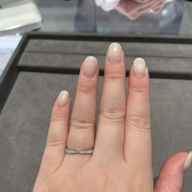 【ティファニー(Tiffany & Co.)の口コミ】 なかなかないデザインのため、同じハーフエタニティでも周りとかぶらない…