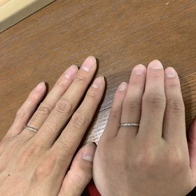 【TRECENTI(トレセンテ)の口コミ】 ワンポイントのダイヤも可愛かったです。着け心地も自然で違和感がなく、…