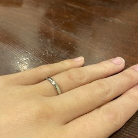 【ついぶ工房の口コミ】 ブランドにこだわりがなく、シンプルだけどオリジナルの指輪が欲しかった…