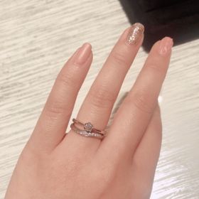 【TRECENTI(トレセンテ)の口コミ】 ネットで見てからすごく可愛いなと思っていました。当初は結婚指輪だけで…