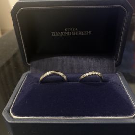 【銀座ダイヤモンドシライシの口コミ】 ゼクシィに乗っていた銀座ダイヤモンドシライシさんの結婚指輪に一目惚れ…