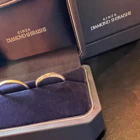 【銀座ダイヤモンドシライシの口コミ】 指輪のデザインは事前に銀座ダイヤモンドシライシのHPで確認して、気に入…