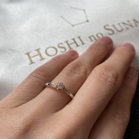 【HOSHI no SUNA 星の砂(ほしのすな)の口コミ】 シルバーと、ピンクゴールドの組み合わせが気に入り選びました！わたしの…