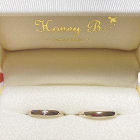 【Honey Bride(ハニーブライド)の口コミ】 ハニーイエローゴールドが可愛く、シンプルなデザインで着け心地がよかっ…