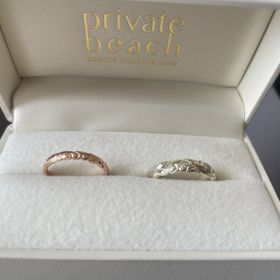【PRIVATE BEACH(プライベートビーチ)の口コミ】 ハワイアンの結婚指輪を探していた。
いわきにはないと思って諦めていたが…