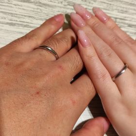【TRECENTI(トレセンテ)の口コミ】 訪問前に、シンプルかつハイクオリティな指輪が欲しいと夫婦で話していま…