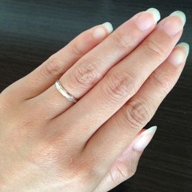 【ウィスプ(WISP)の口コミ】 手が小さく指のサイズが3号なので、なるべく指輪負けしたくなくて、細くて…